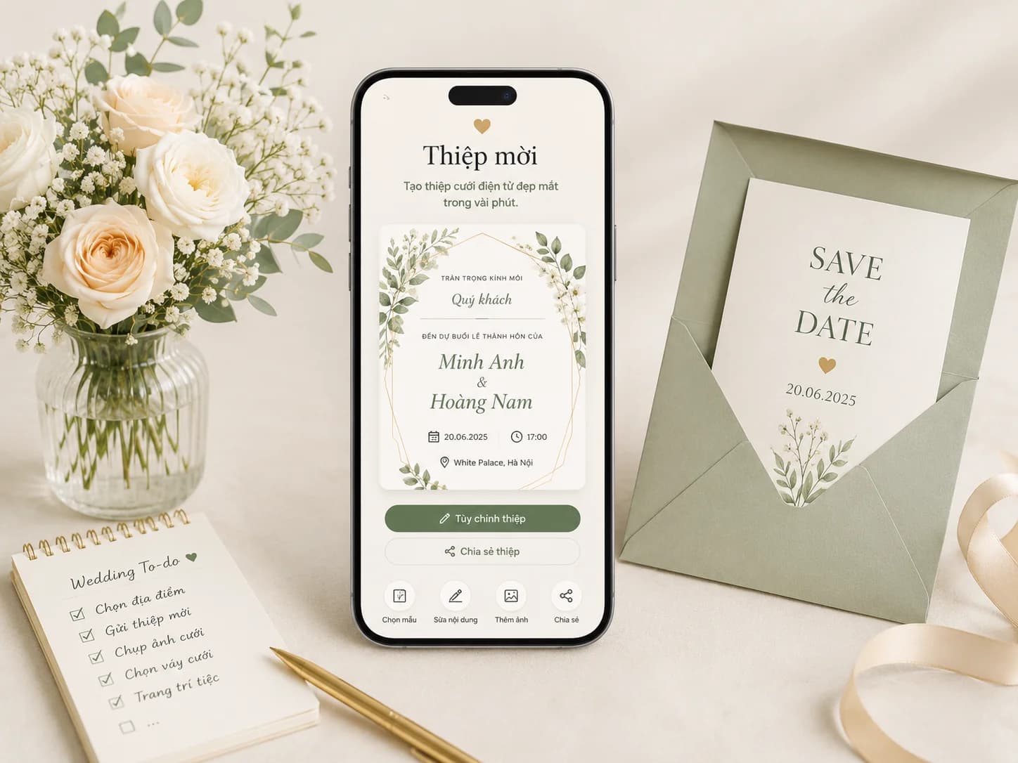 Thiết kế thiệp mời